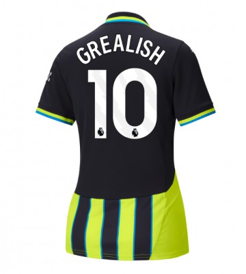 Manchester City Jack Grealish #10 Bortatröja Dam 2024-25 Kortärmad